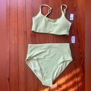 Yellow Two-Piece Swimsuit